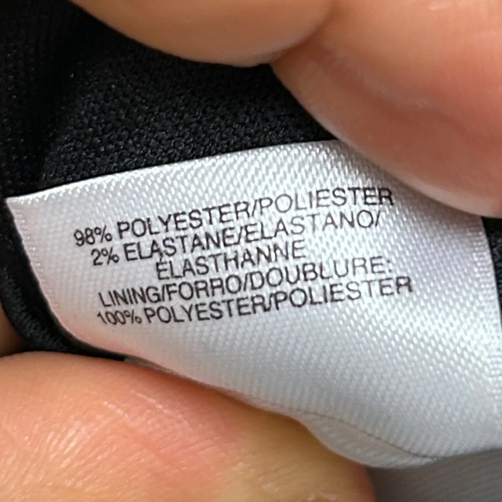 Elegant New With Tag Anne Klein Black Dress with Puff Sleeves Size 18W - Picture 10 of 11